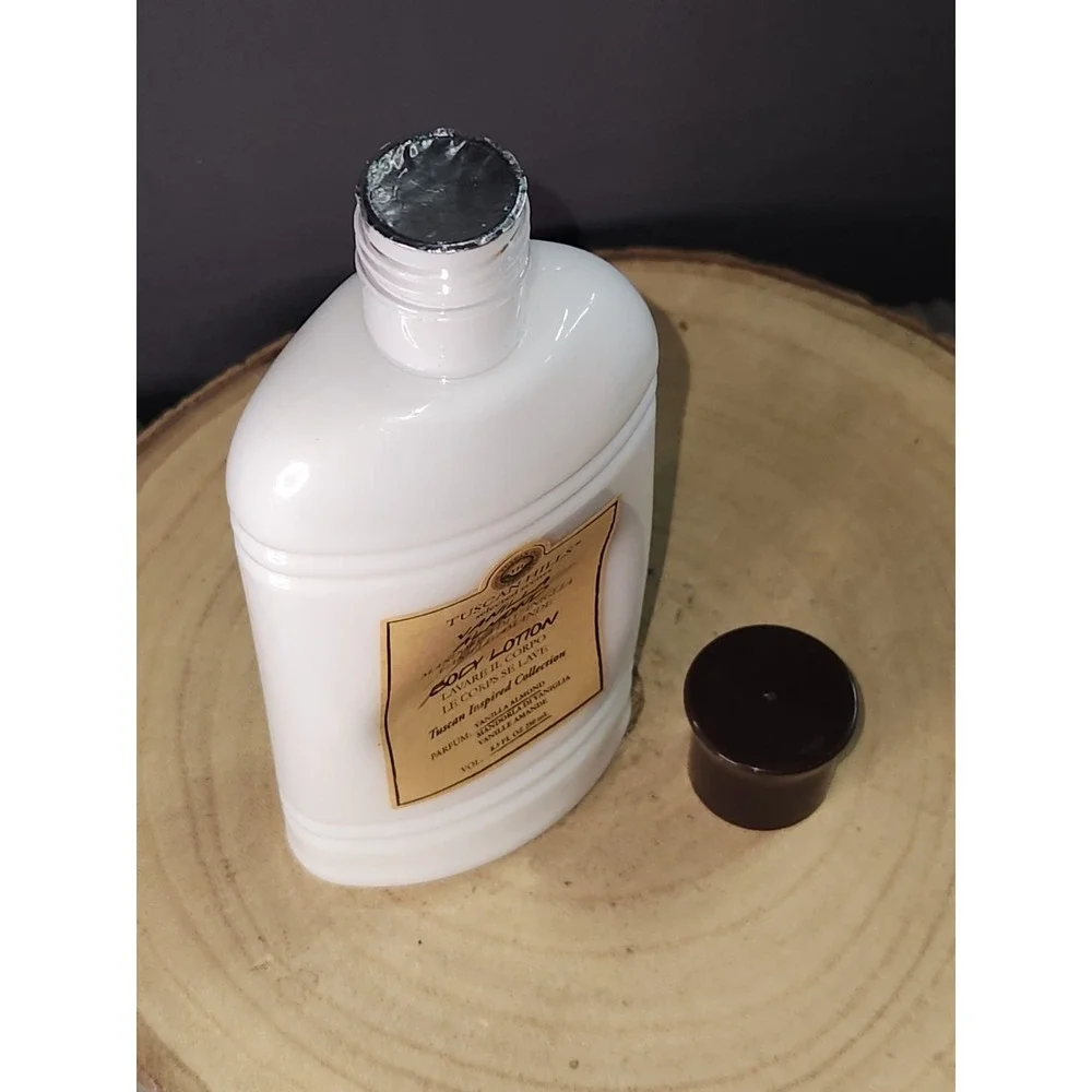 NEW~Tuscan Hills Vanilla Almond Body‎ Lotion 8.5 Fl oz Bottle~NEW/SEALED